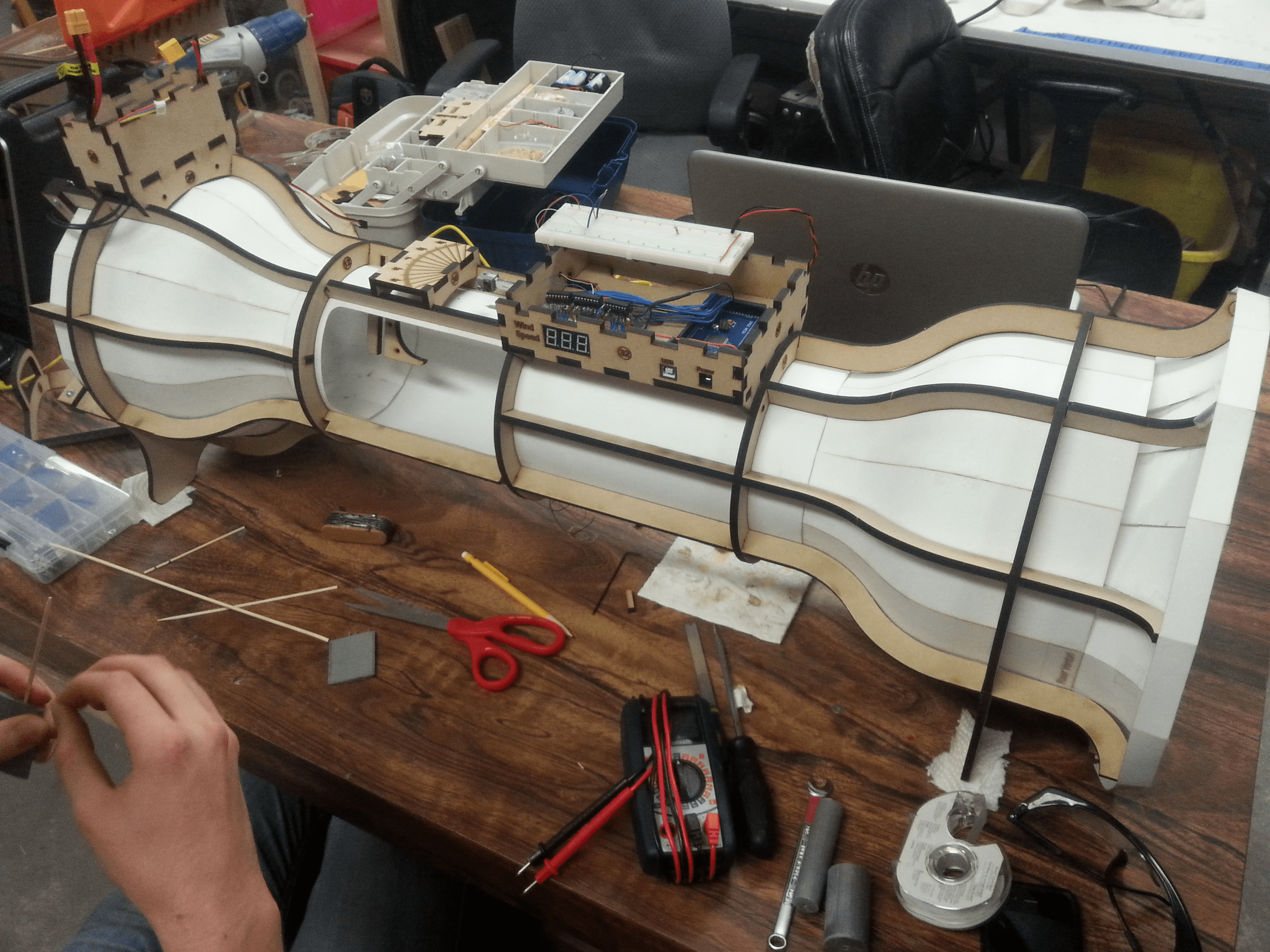 Initial assembly of parts